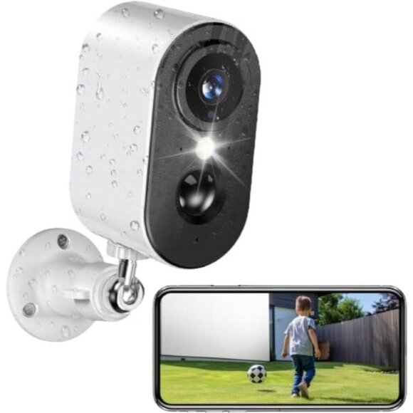 Security Cameras Wireless Outdoor 2K 2.4GHZ WiFi Battery Powered Security Cam - Picture 2 of 11